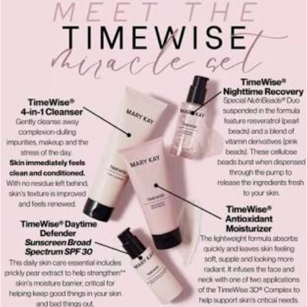 Mary Kay TimeWise Miracle Set - Soft Pink Collection